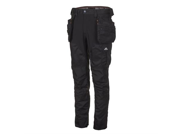 Bulldog stretchbukse, svart, str. 54 4-veis stretch 