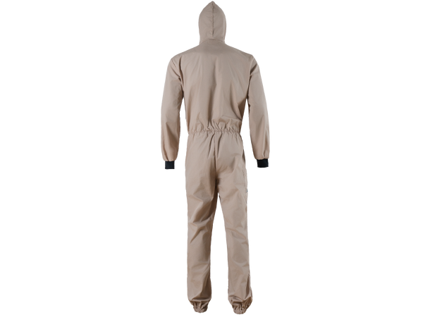 Bulldog støvdress, khaki, str. 2XL Tekstilmateriale, tettvevd poplin 