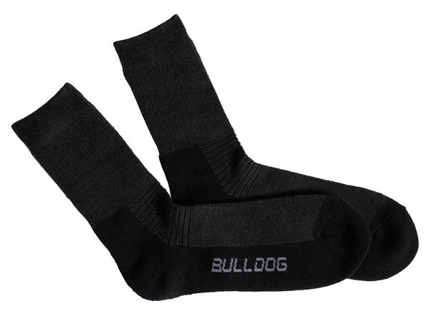 Bulldog sokker, Coolmax str. 36-39 Svart 
