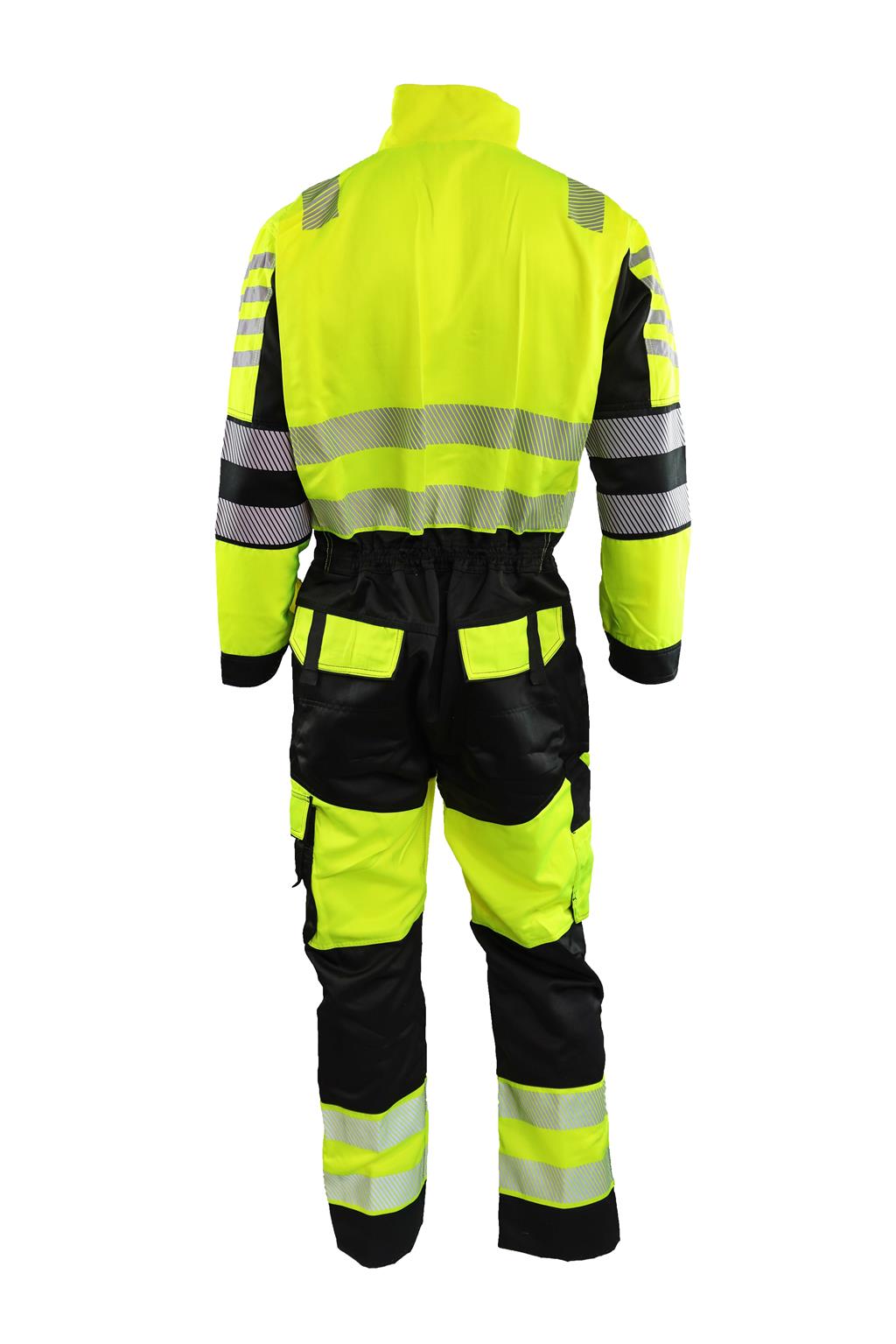 Bulldog kjeledress, gul/svart Synlighet kl. 3 Bulldog Protective Workwear AS