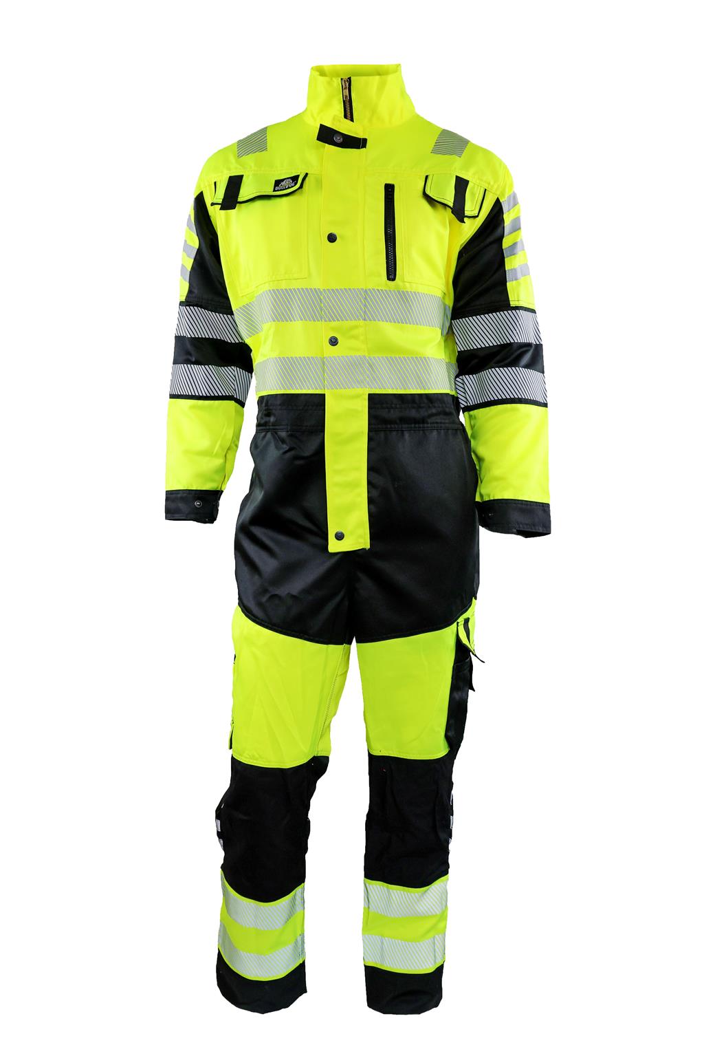 Bulldog kjeledress, gul/svart Synlighet kl. 3 Bulldog Protective Workwear AS