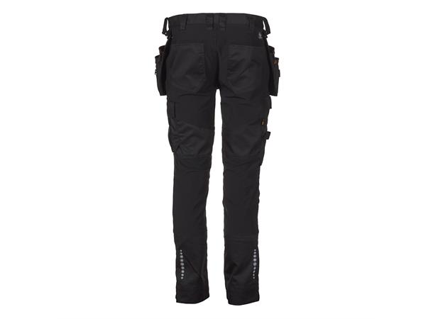 Bulldog stretchbukse, svart, str. 52 4-veis stretch 