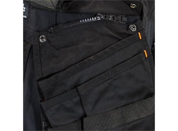 Bulldog stretchbukse, svart, str. 52 4-veis stretch 