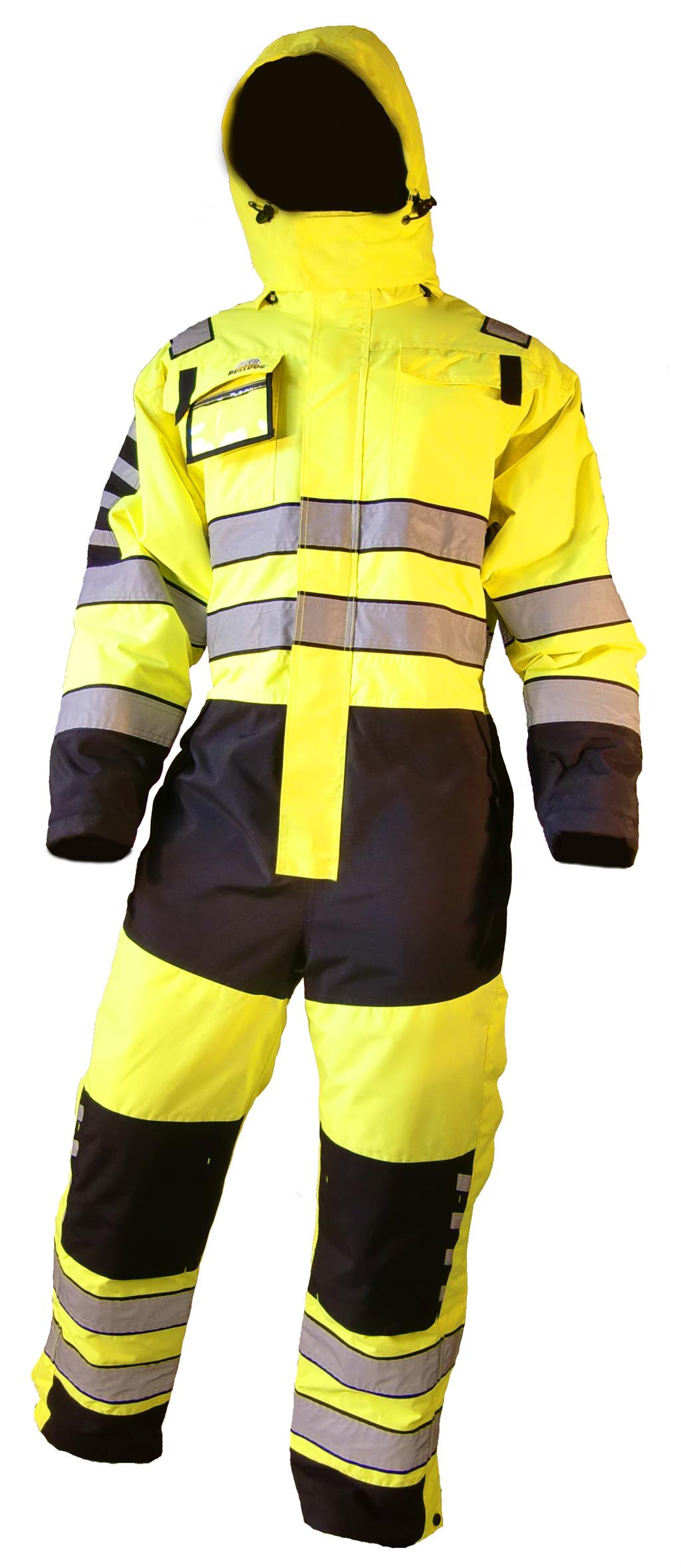 Kjeledress vattert, synlighet, str. 3XL Restparti Bulldog Protective Workwear AS