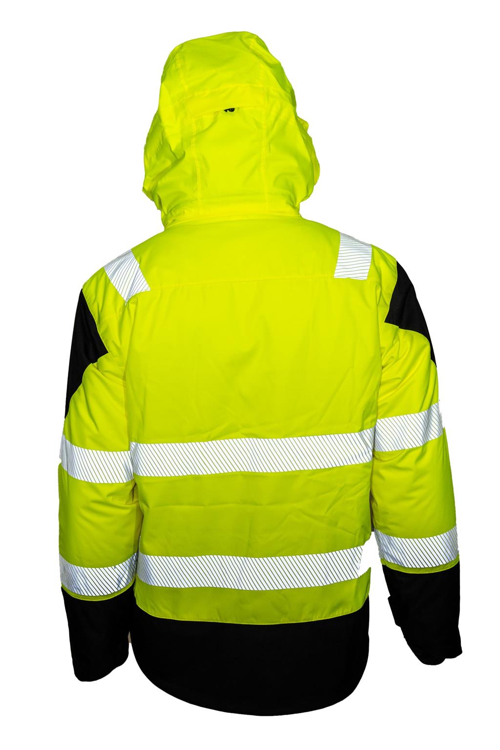 Bulldog SKJOLD jakke, gul/svart, L Synlighet, ISO20471 kl. 3 Bulldog Protective Workwear AS
