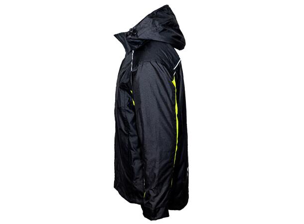 Bulldog SKJOLD jakke, svart/gul, XXL Vanntett og pustende 