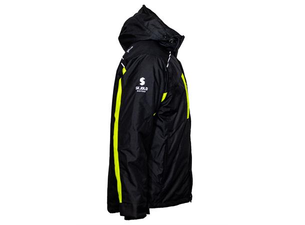 Bulldog SKJOLD jakke, svart/gul, XXL Vanntett og pustende 