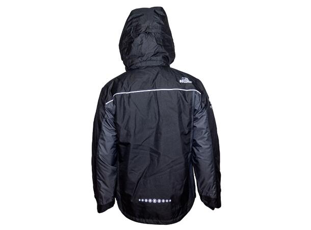 Bulldog SKJOLD jakke, svart/grå, 3XL Vattert og vanntett 