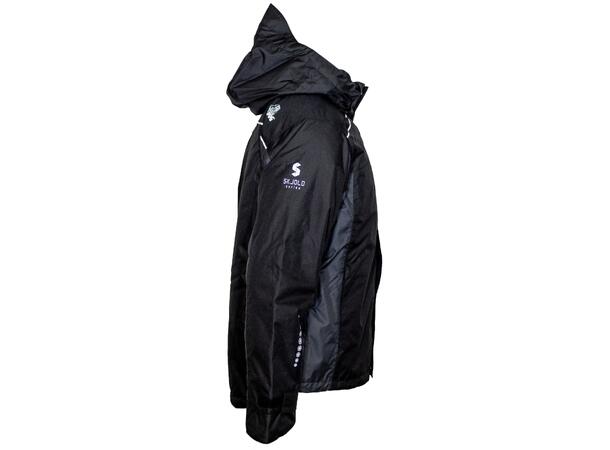 Bulldog SKJOLD jakke, svart/grå, 3XL Vattert og vanntett 