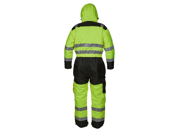 Bulldog vat. kj.dress, gul/svart, 3XL Synlighet, ISO20471 kl. 3 