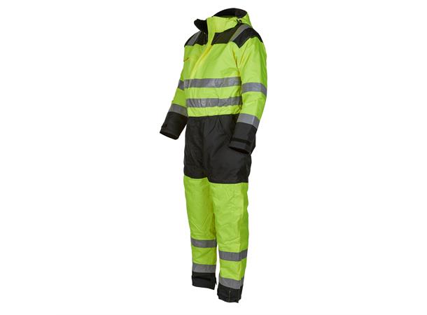 Bulldog vat. kj.dress, gul/svart, 3XL Synlighet, ISO20471 kl. 3 