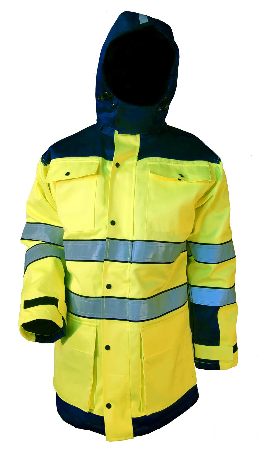 Parkas, vattert, Everk, str. S Restparti Bulldog Protective Workwear AS