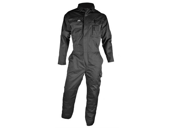 Bulldog kjeledress, svart, str. 42 Polyester/bomull, 260 gr/m2 