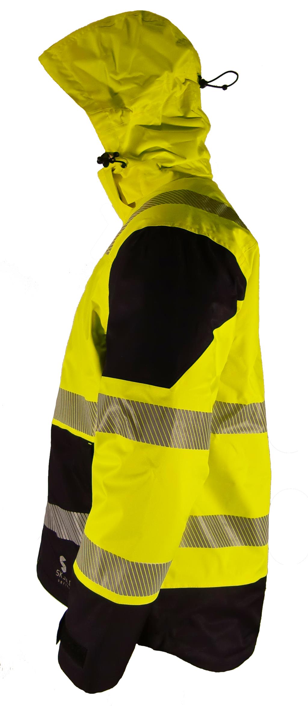 Bulldog SKJOLD jakke, gul/svart, S Synlighet, ISO20471 kl. 2 Bulldog Protective Workwear AS