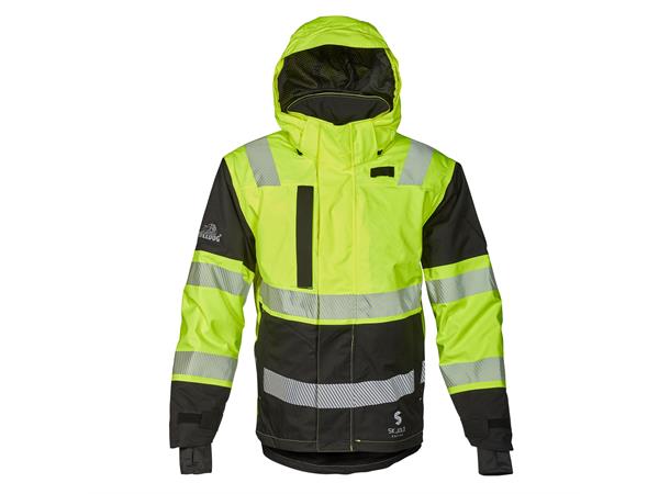Bulldog SKJOLD jakke, str. 3XL Synlighet kl. 2, vattert, vanntett 