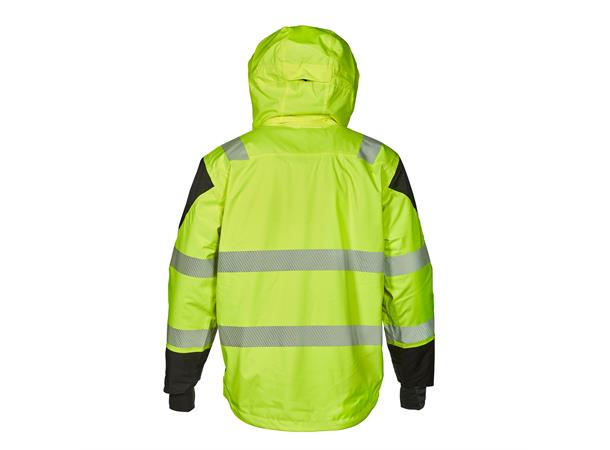 Bulldog SKJOLD jakke, str. 3XL Synlighet kl. 2, vattert, vanntett 