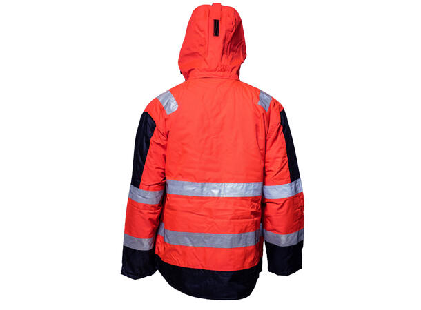 Bulldog jakke vattert, str. L Synlighet kl.3, vannsøyle 5000 mm 