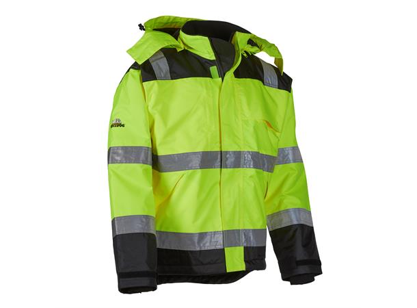 Bulldog jakke vattert, str. M Synlighet kl. 3 