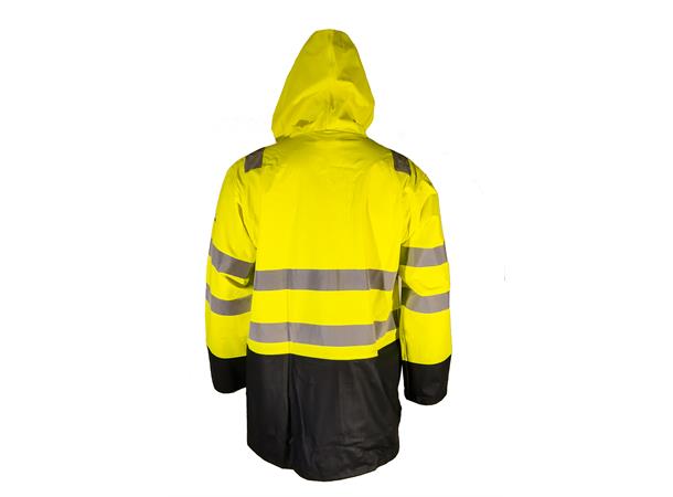 Bulldog regnjakke PU, gul/svart, XL Multinorm 