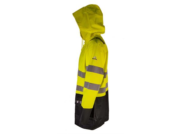 Bulldog regnjakke PU, gul/svart, XL Multinorm 