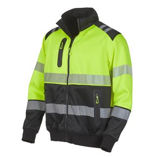 Bulldog fleecejakke, synlighet Synlighet kl. 2