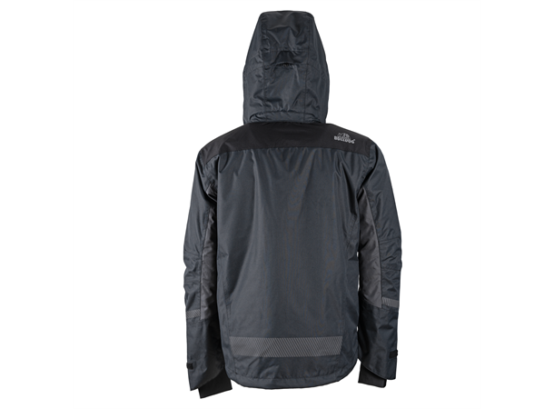 Bulldog SKJOLD 2.0 jakke, svart/grå, L Vattert, vind- og vanntett 