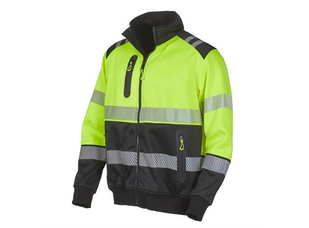 Bulldog fleecejakke, synlighet, str. L Synlighet kl. 2 