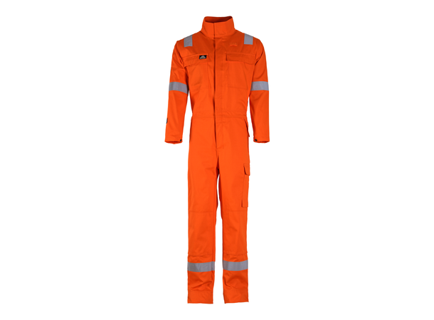 Bulldog kjeledress, oransje, str. 56 Med knapper, multinorm 