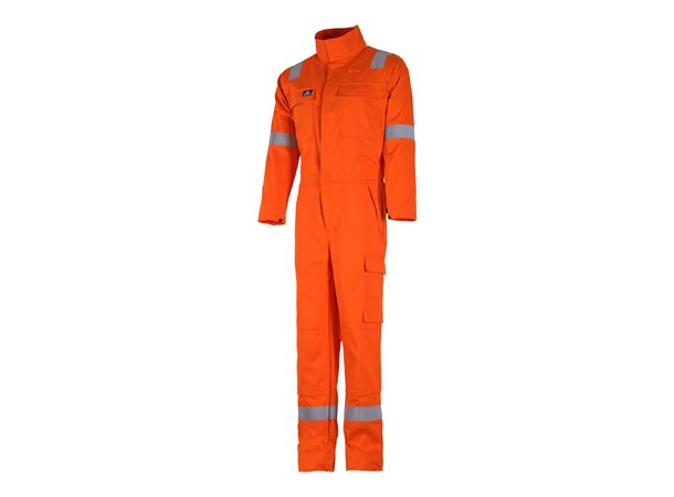 Bulldog kjeledress, oransje, str. 56 Med knapper, multinorm 