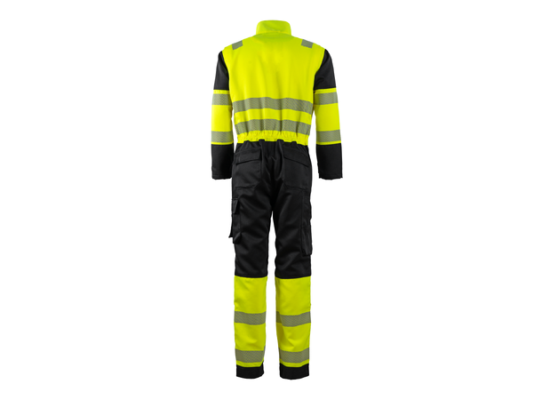 Bulldog kjeledress, svart/gul, str. 56 Synlighet kl. 3 