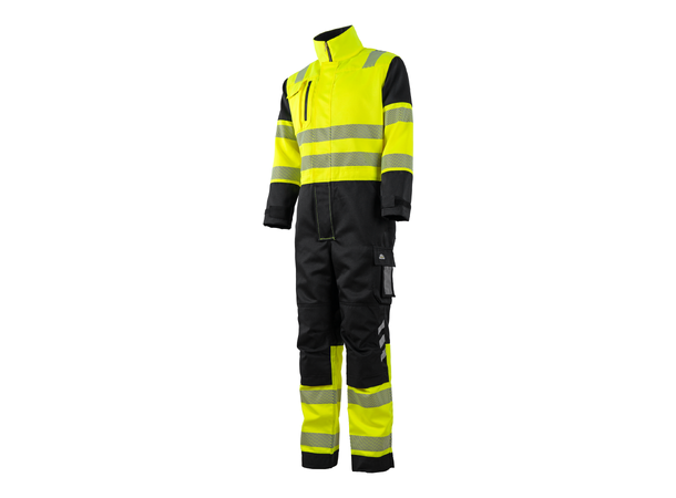 Bulldog kjeledress, svart/gul, str. 56 Synlighet kl. 3 