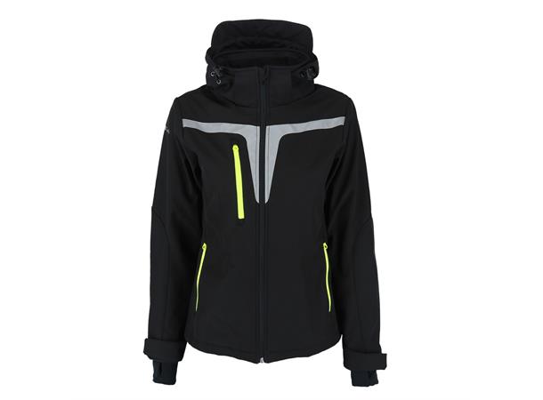 Wrks GRIMEN softshell jakke, svart Damemodell 