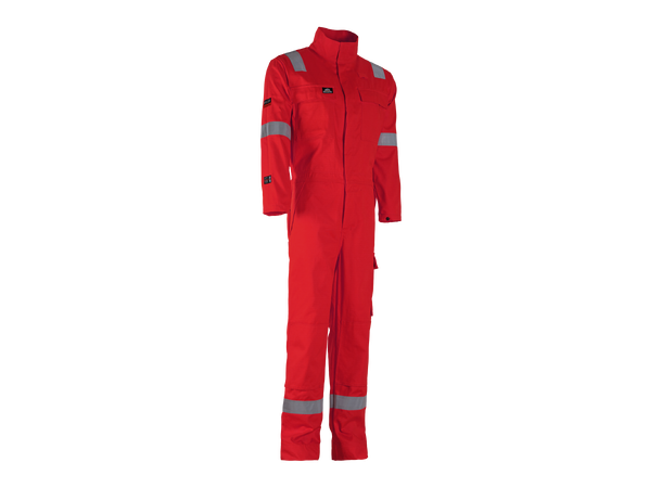 Bulldog kjeledress, rød, str. 56 Med glidelås, multinorm 