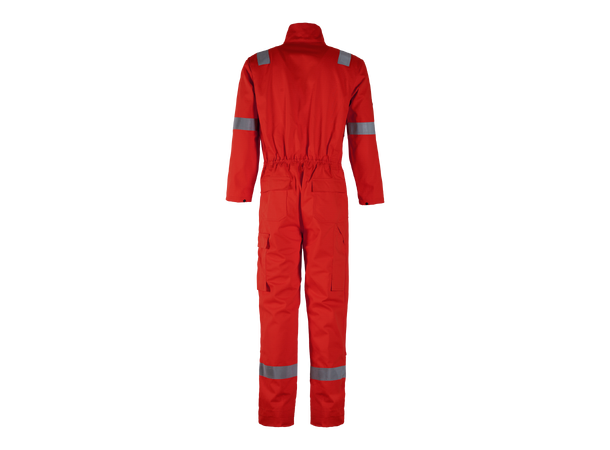 Bulldog kjeledress, rød, str. 56 Med knapper, multinorm 
