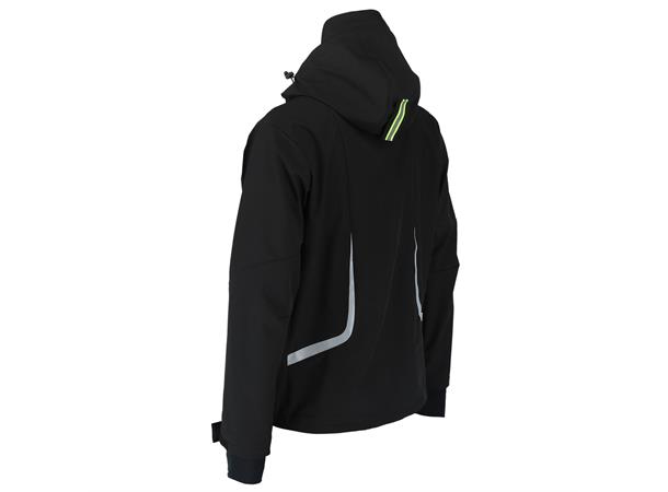 Wrks GRIMEN softshell jakke, svart Herremodell 