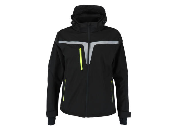 Wrks GRIMEN softshell jakke,str.XS Herremodell, svart 