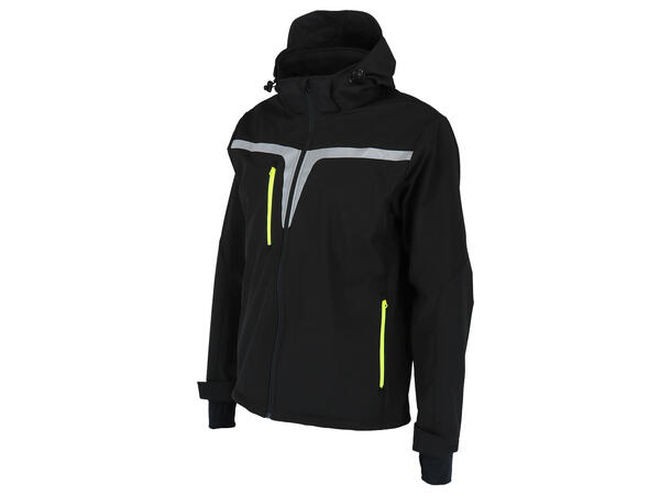 Wrks GRIMEN softshell jakke,str.XS Herremodell, svart 