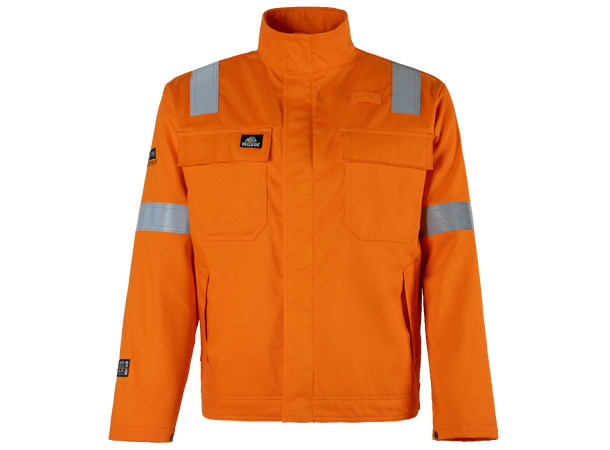 Bulldog jakke, oransje, str. L Multinorm 