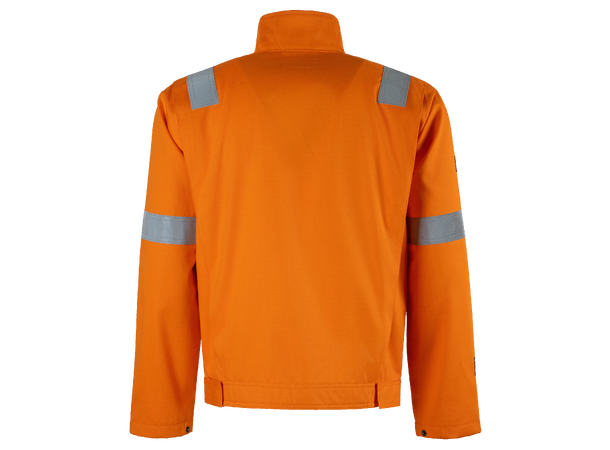 Bulldog jakke, oransje, str. L Multinorm 