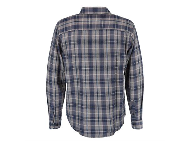 Wrks SLATE skjorte, blå/grå, str. XS 100% bomull 