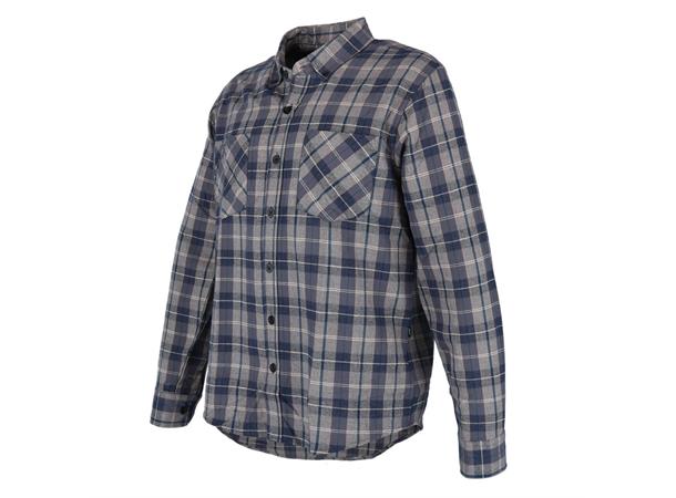 Wrks SLATE skjorte, blå/grå, str. XS 100% bomull 