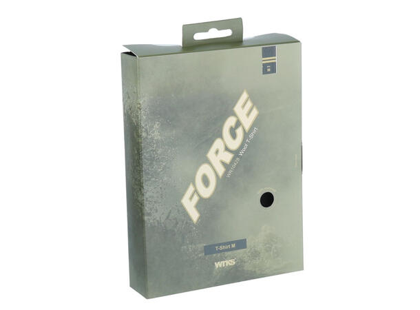 Wrks FORCE t-skjorte, str. S 100% merinoull 