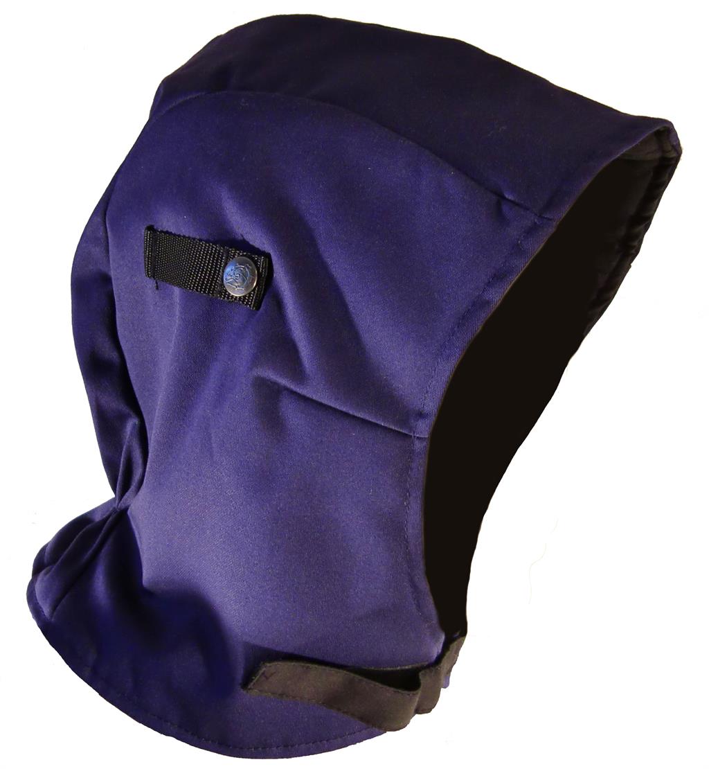 Bulldog hjelmlue lang, blå Vattert, bomull, ISO11612 Flammehemmende Bulldog Protective Workwear AS